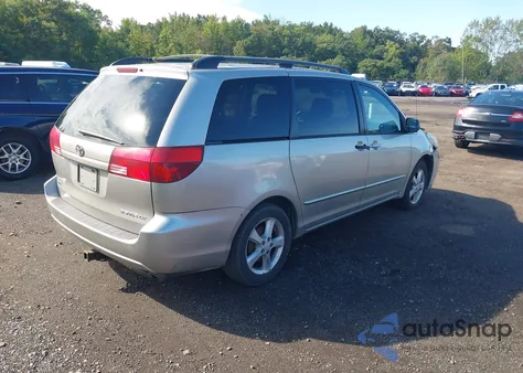 2004 Toyota Sienna Ce/Le из США, поврежденный, VIN 5TDZA23C24S151978